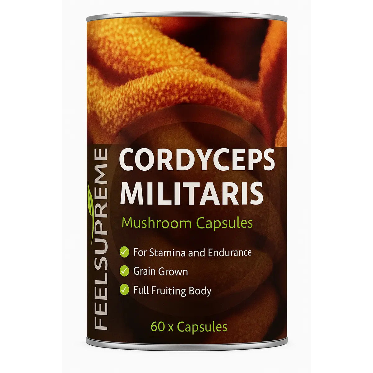 Feel Supreme Cordyceps 60 Veg Caps