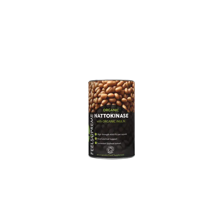 Feel Supreme Organic Nattokinase with Inulin Supplement 60 Caps