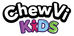 Logo of Chew Vi Kids with colourful text on a transparent background