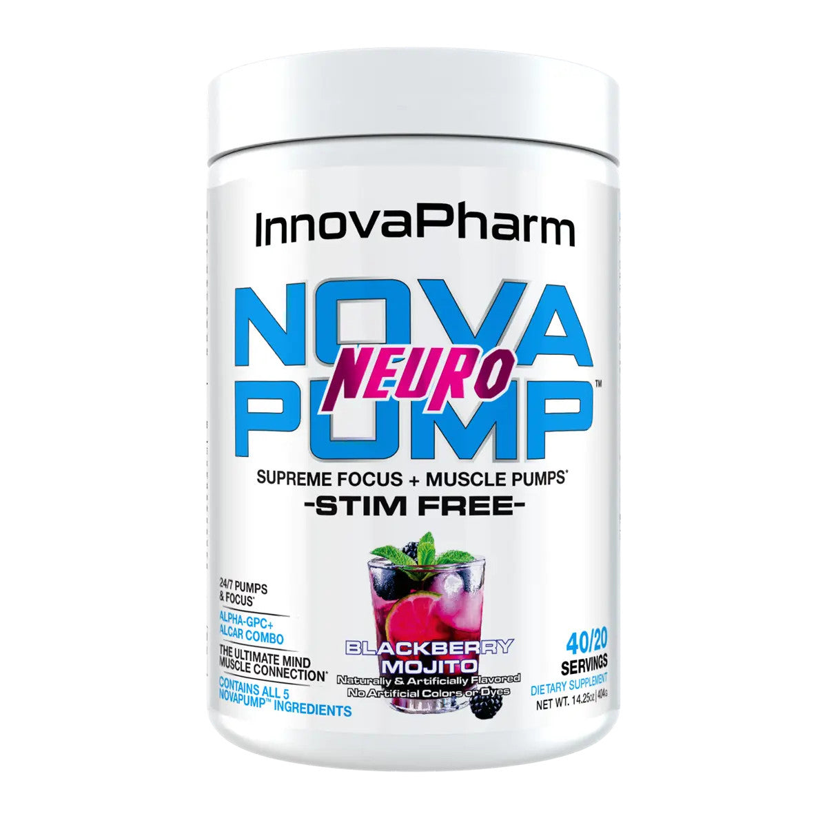 Innovapharm NovaPump Neuro 412g Blackberry Mojito
