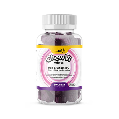 Iron &amp; Vitamin C Gummies - Cherry Flavour