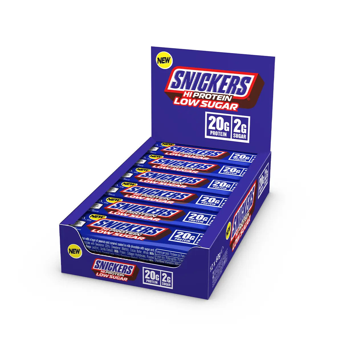 Snickers Low Sugar Protein Bar 12x57g