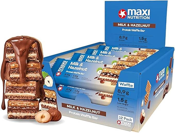 MaxiNutrition Protein Waffle Bar 12x40g