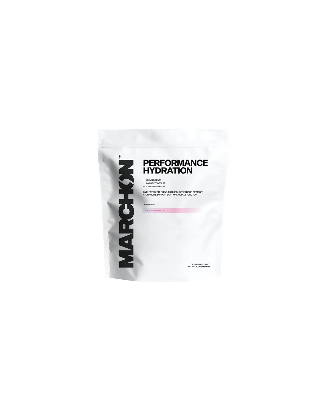 Marchon Supplements Performance Hydration Electrolyte Powder Sachets 30x10g