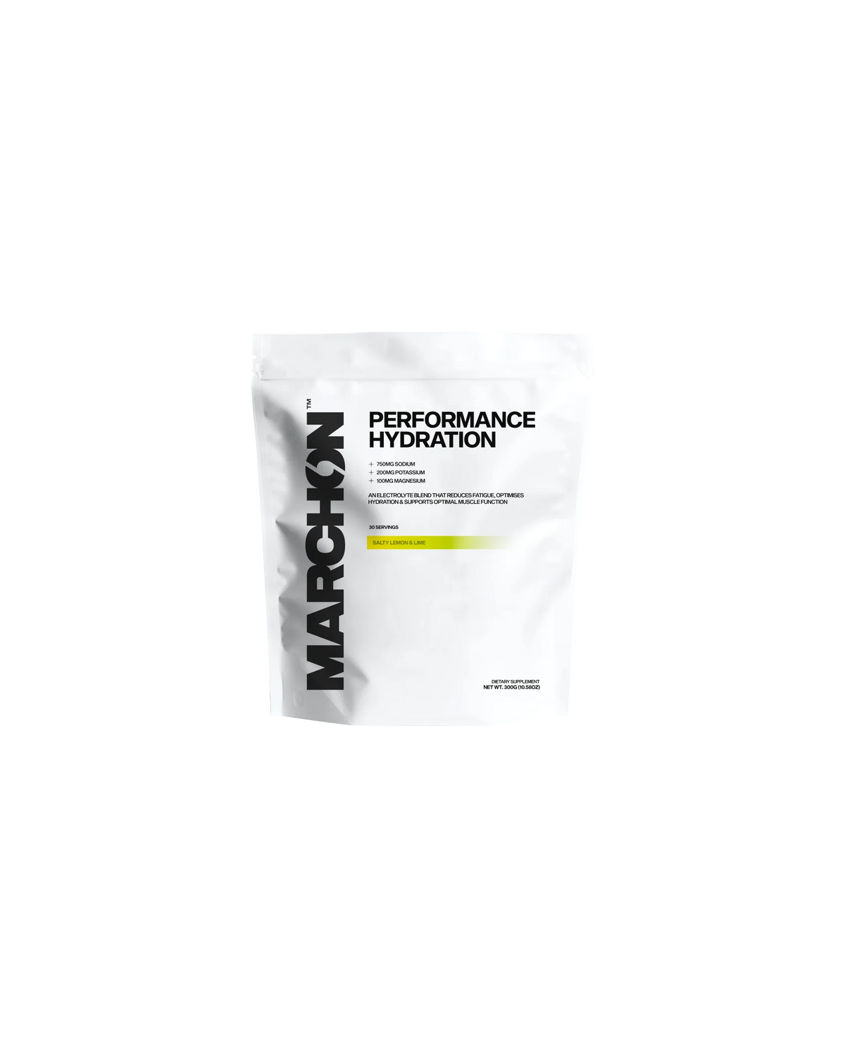 Marchon Supplements Performance Hydration Electrolyte Powder Sachets 30x10g