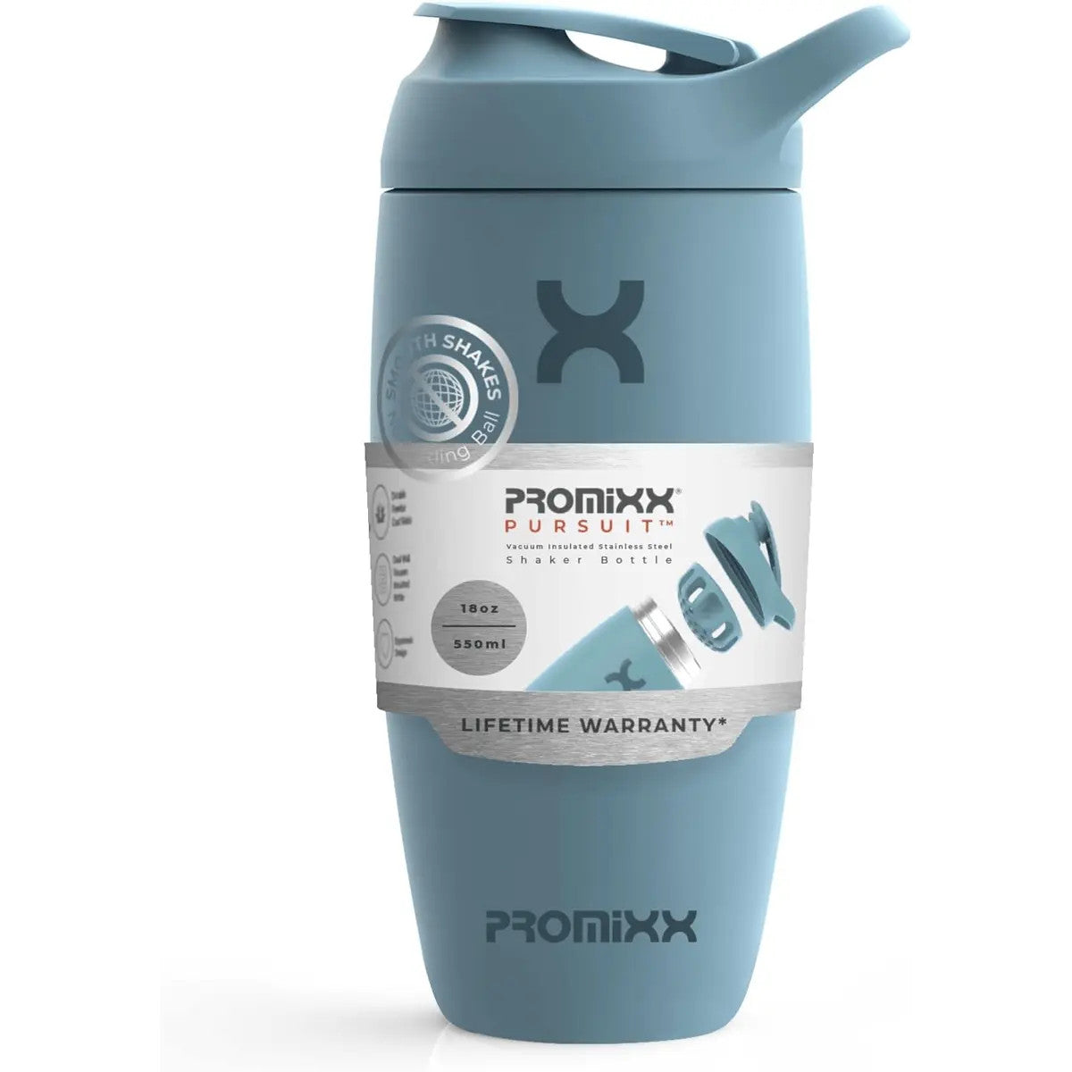 PROMiXX Pursuit Stainless-Steel Shaker Bottle 550ml