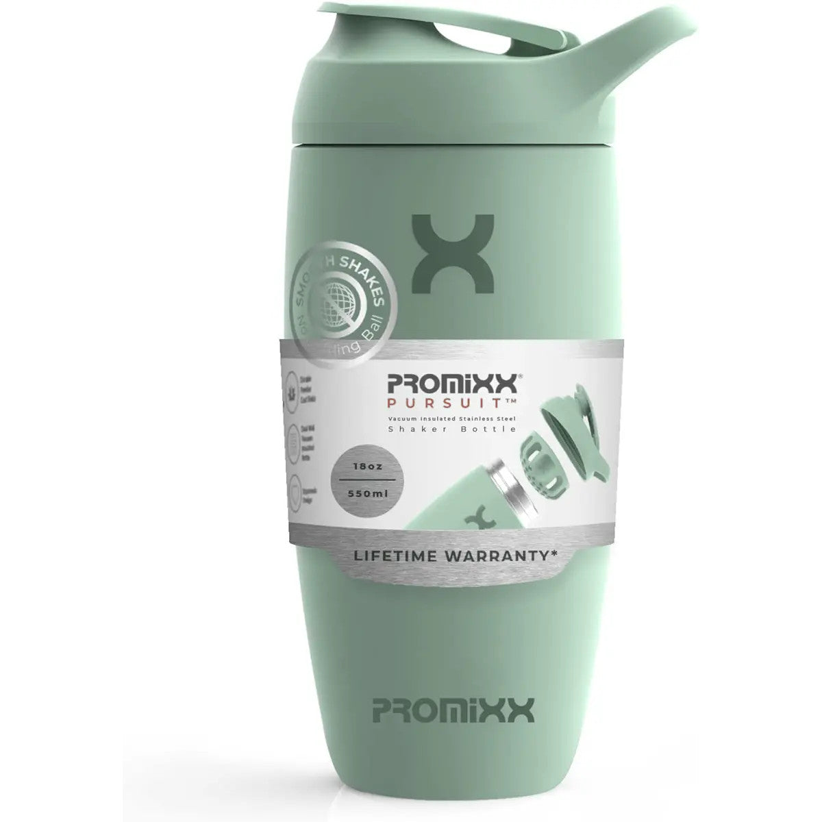 PROMiXX Pursuit Stainless-Steel Shaker Bottle 550ml