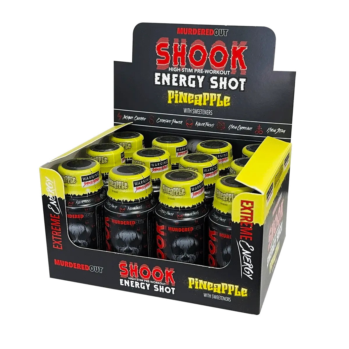 Murdered Out Shook Energy Shot 12x60ml