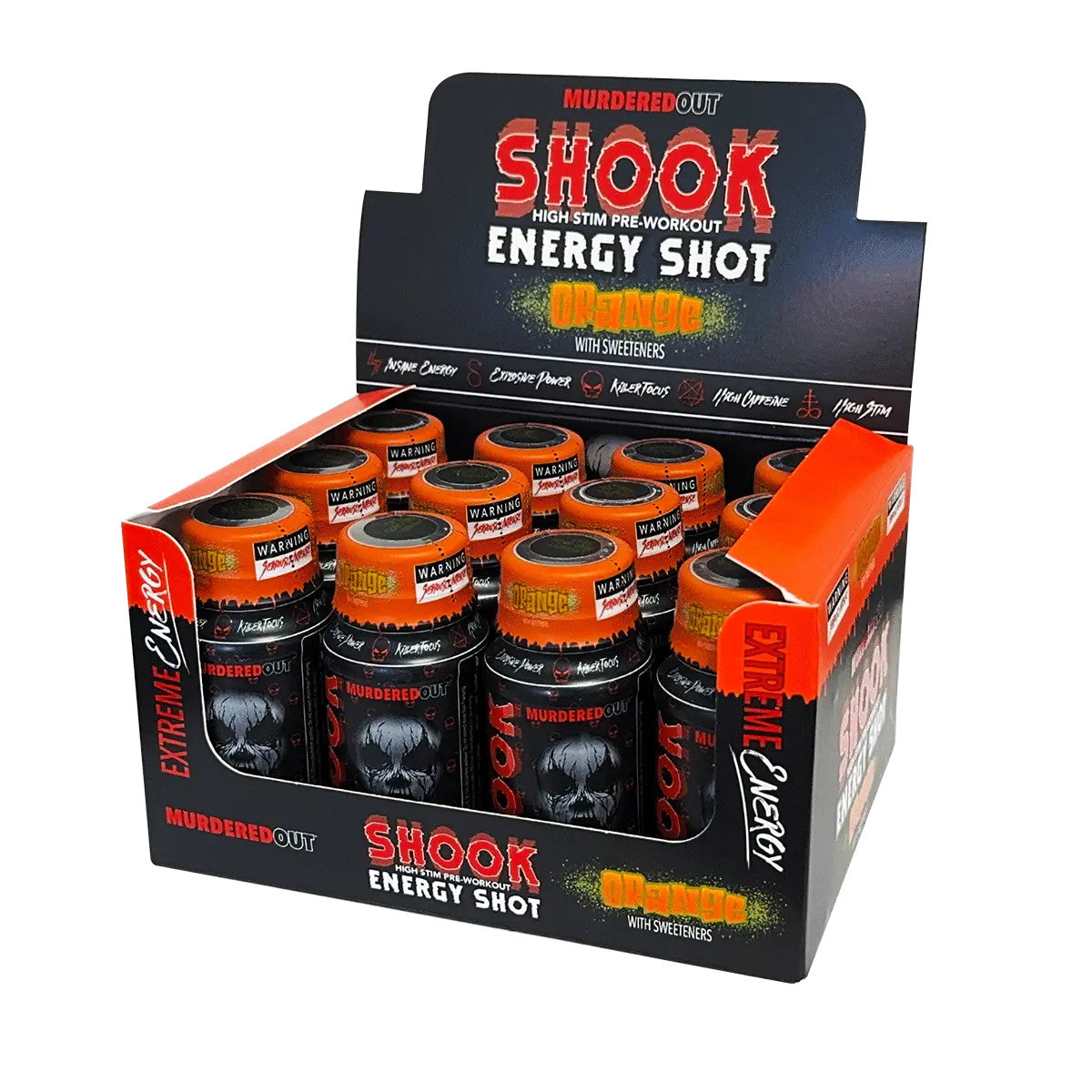 Murdered Out Shook Energy Shot 12x60ml