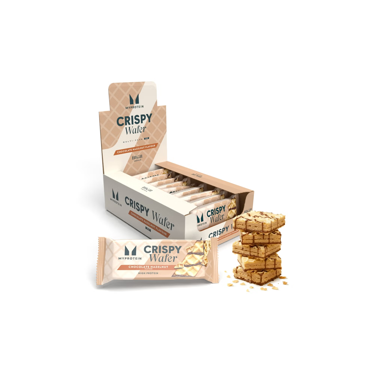 MyProtein Filled Wafer 12x24g Hazelnut