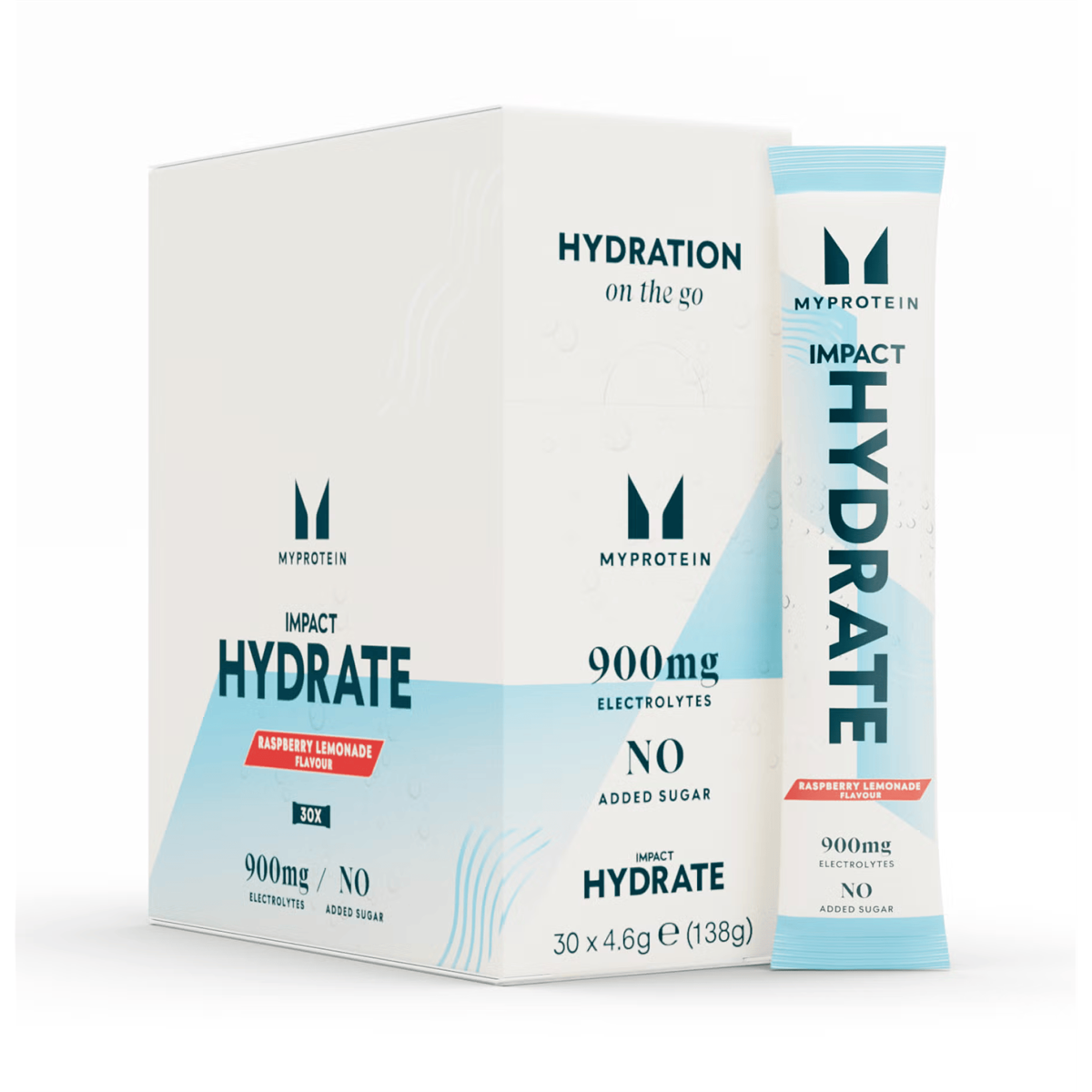 MyProtein Impact Hydrate Stick Pack 7x4.6g Raspberry Lemonade