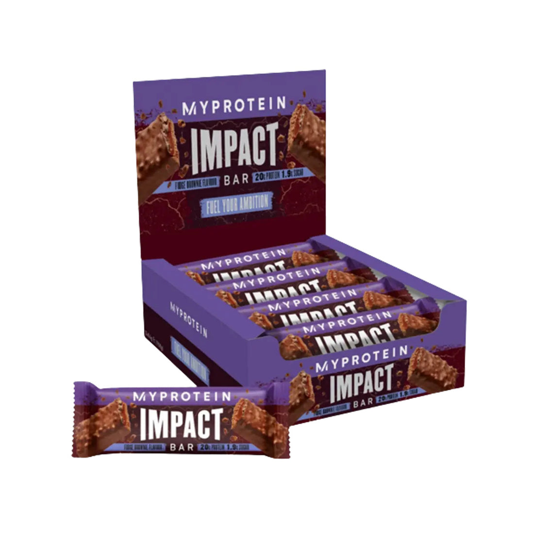 MyProtein Impact Protein Bar 12x64g Fudge Brownie