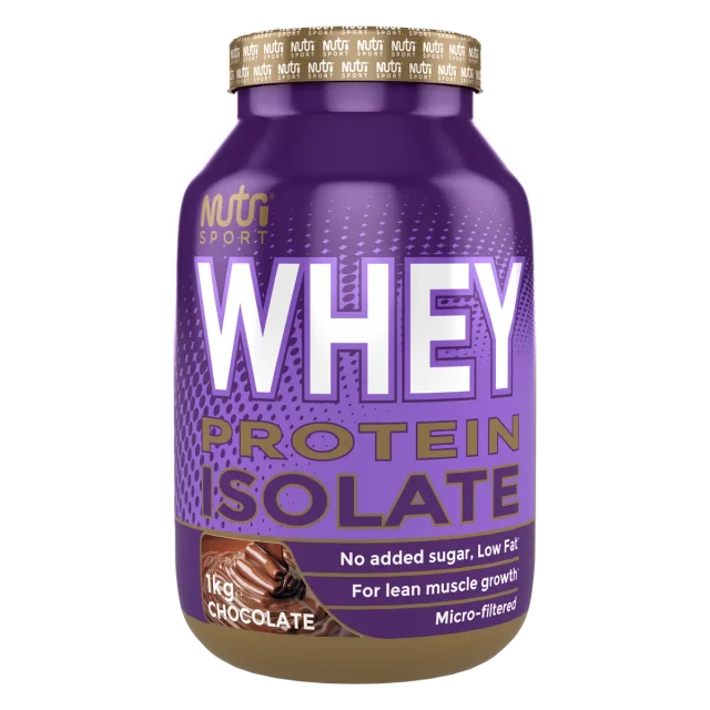 NutriSport Whey Protein Isolate 1kg Raspberry