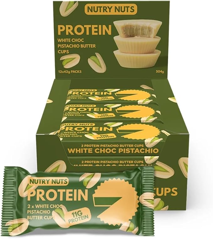 Nutry Nuts Zero Added Sugar Protein Peanut Butter Cups 12x42g
