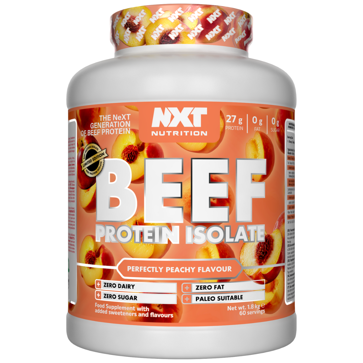 NXT Nutrition Beef Protein Isolate 1.8kg