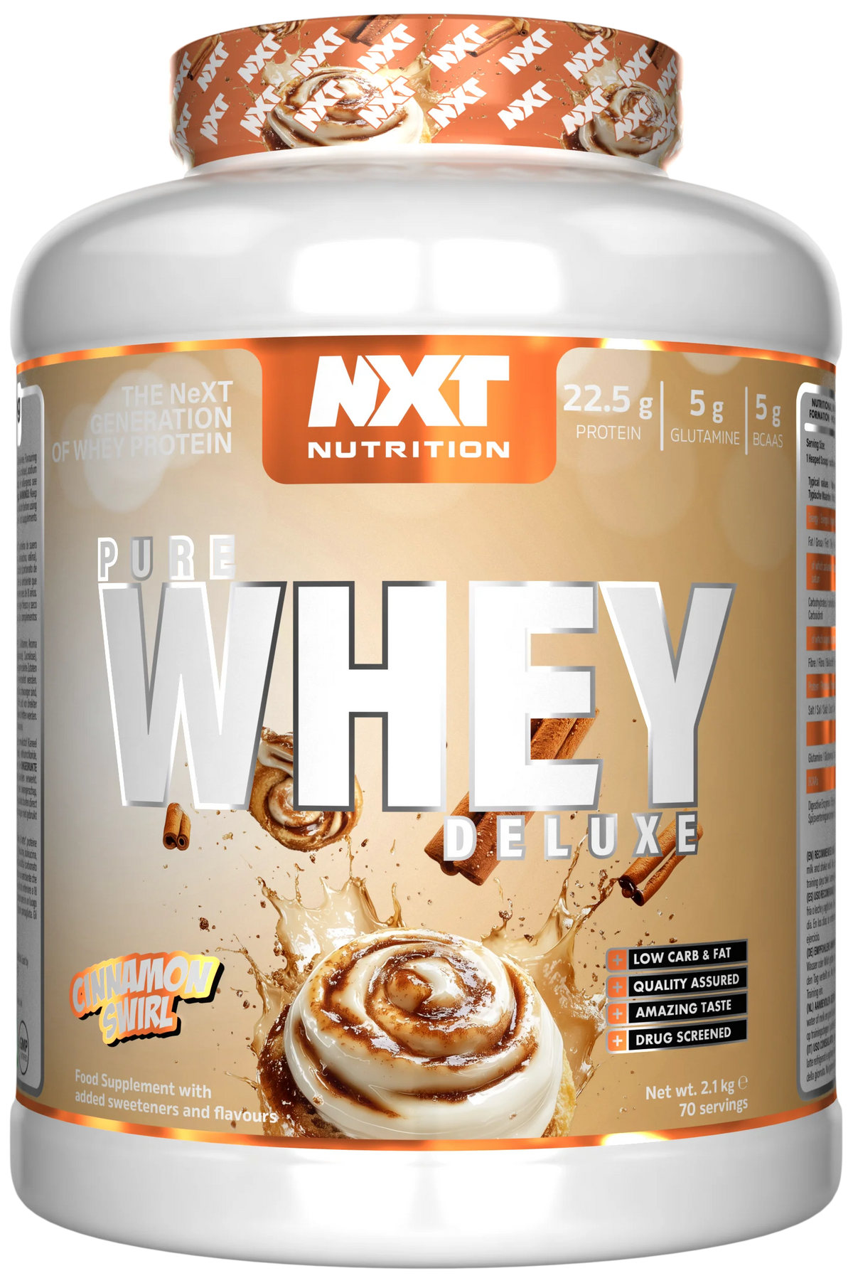 NXT Nutrition Pure Whey Deluxe 2.1kg