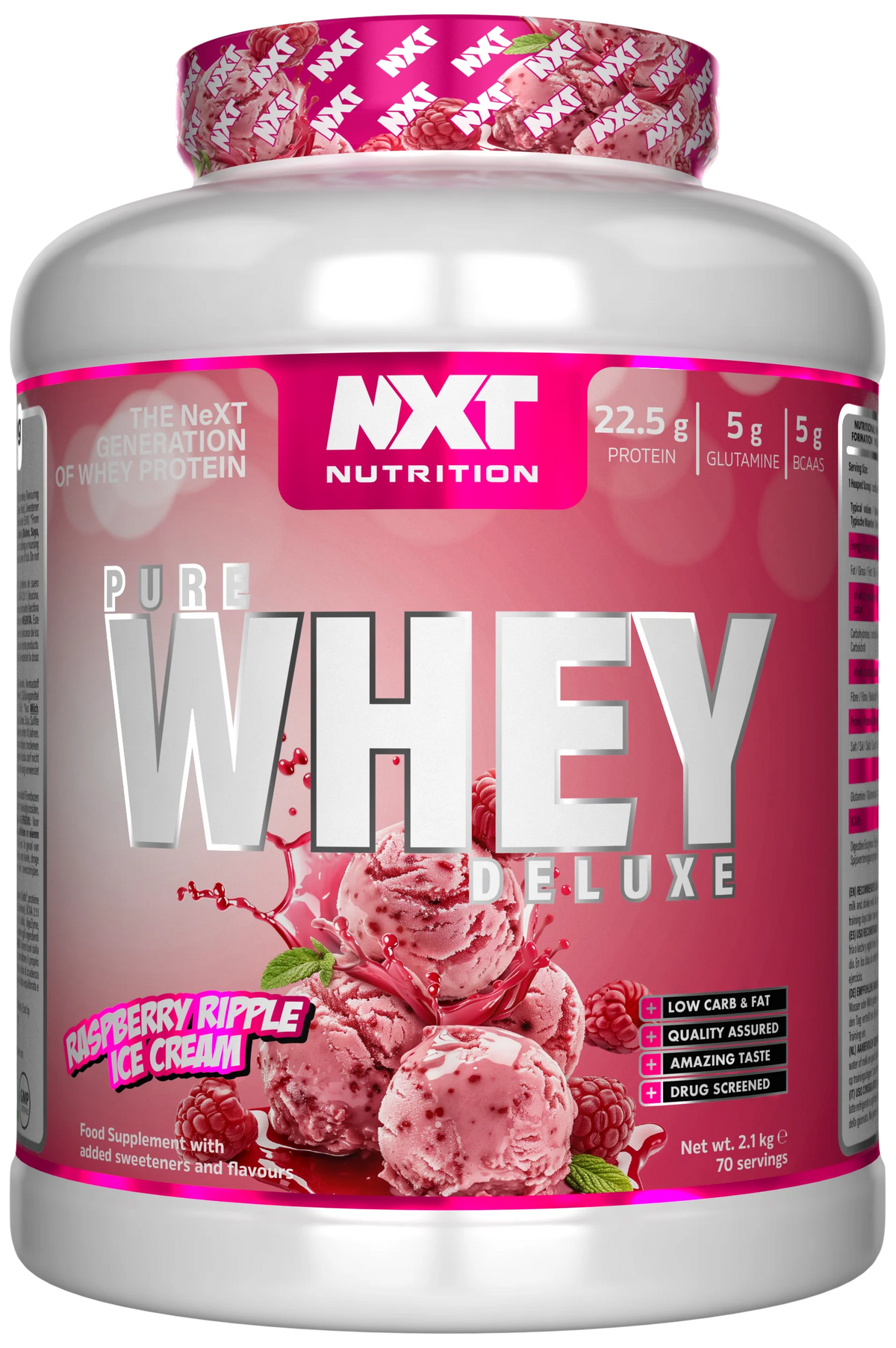 NXT Nutrition Pure Whey Deluxe 2.1kg