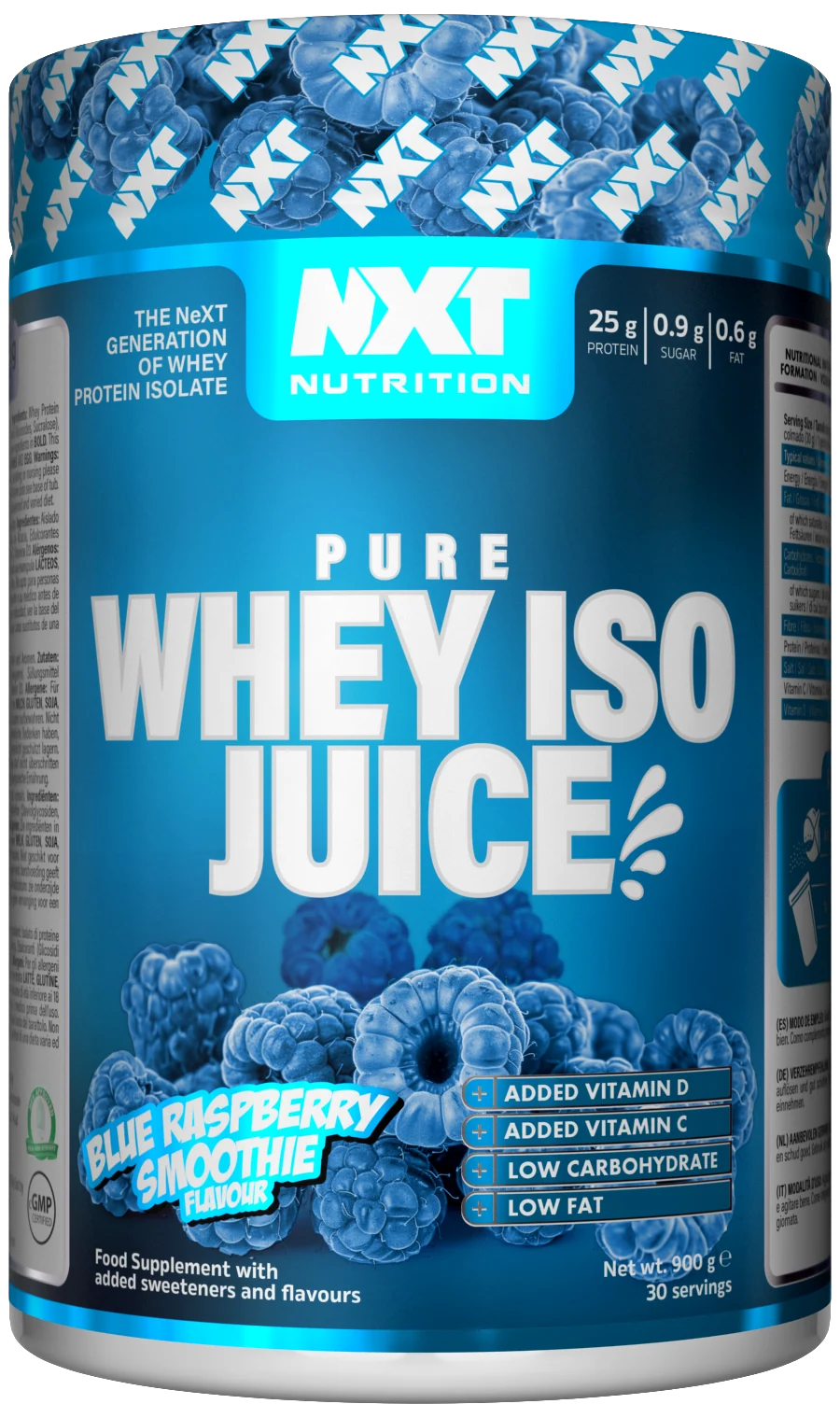 NXT Nutrition Pure Whey ISO Juice 900g