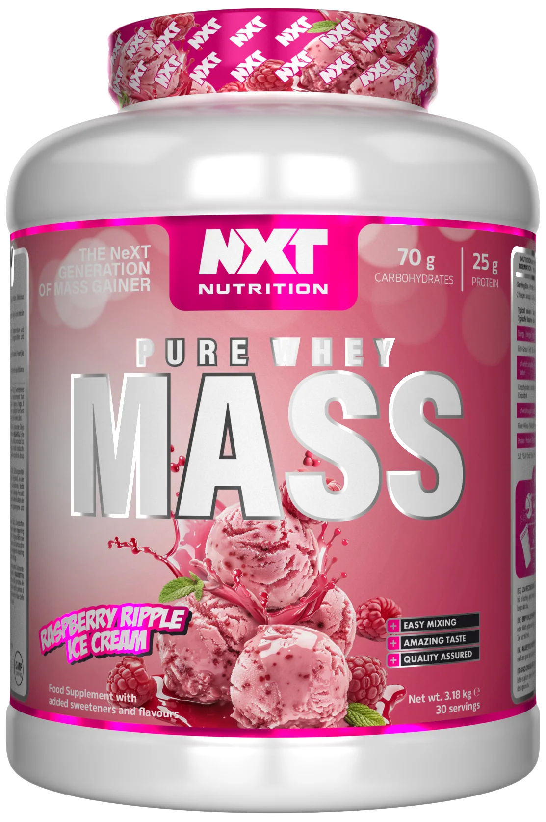 NXT Nutrition NXT Pure Whey Mass 3.18kg