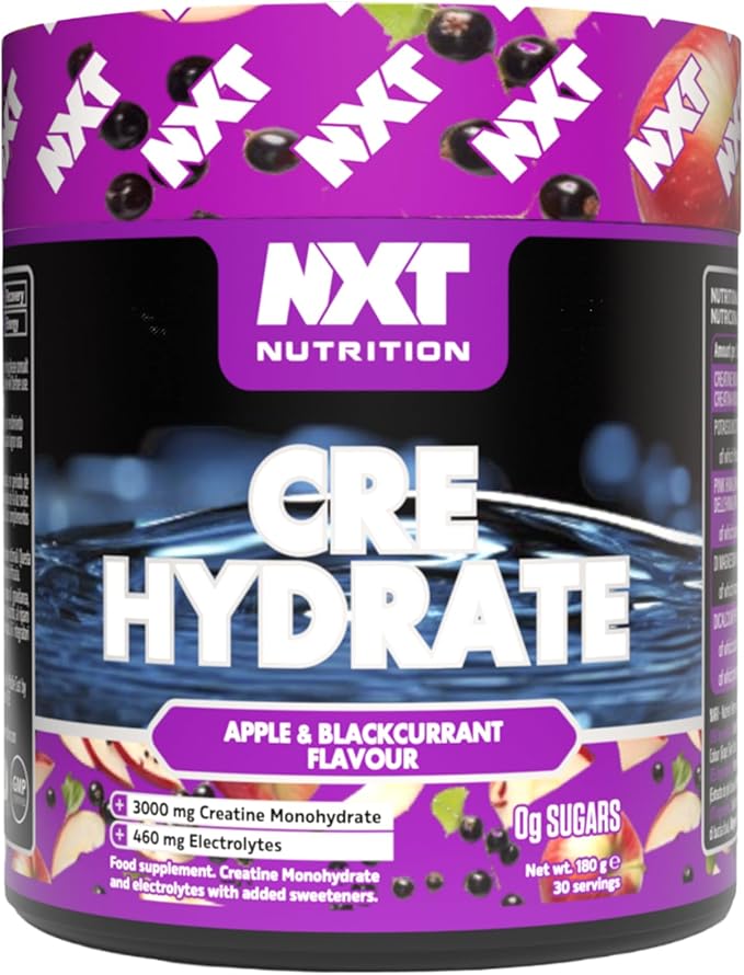 NXT Nutrition CRE Hydrate 180g Apple &amp; Blackcurrant