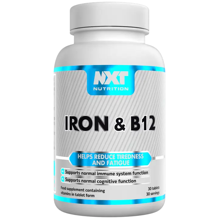 NXT Nutrition Iron &amp; B12 30 Tabs