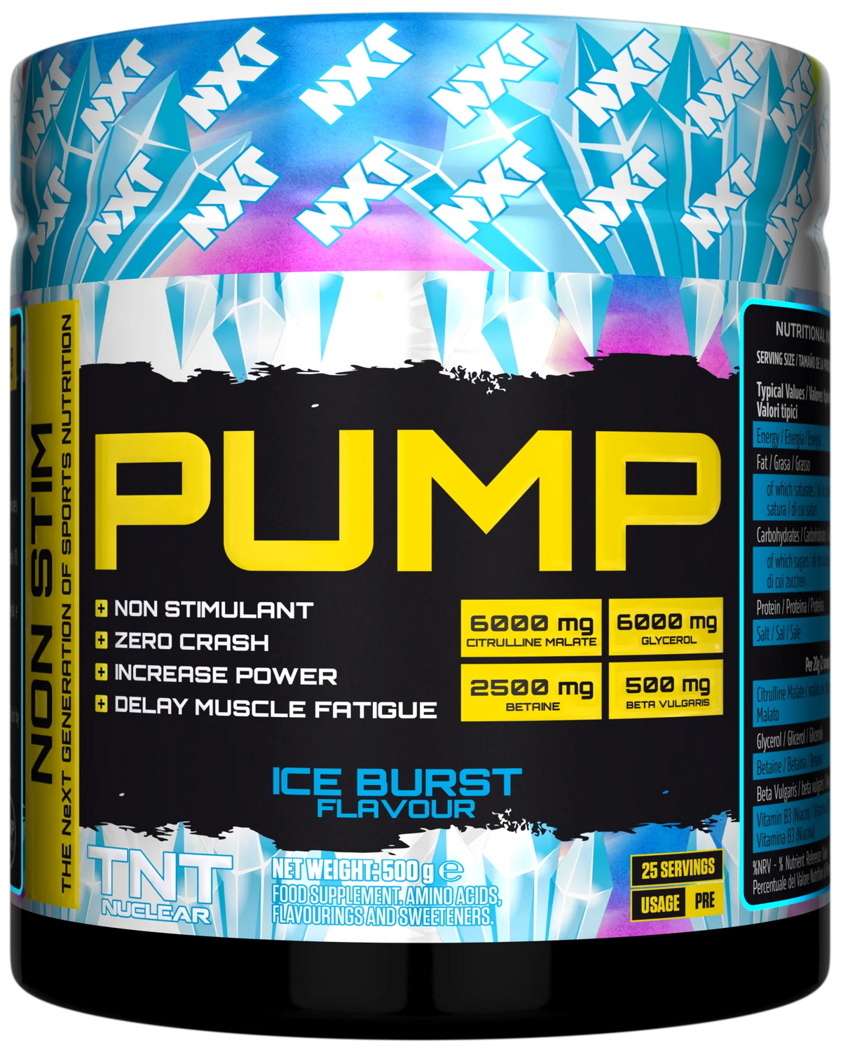 NXT Nutrition TNT Nuclear PUMP (Stim-Free) 500g