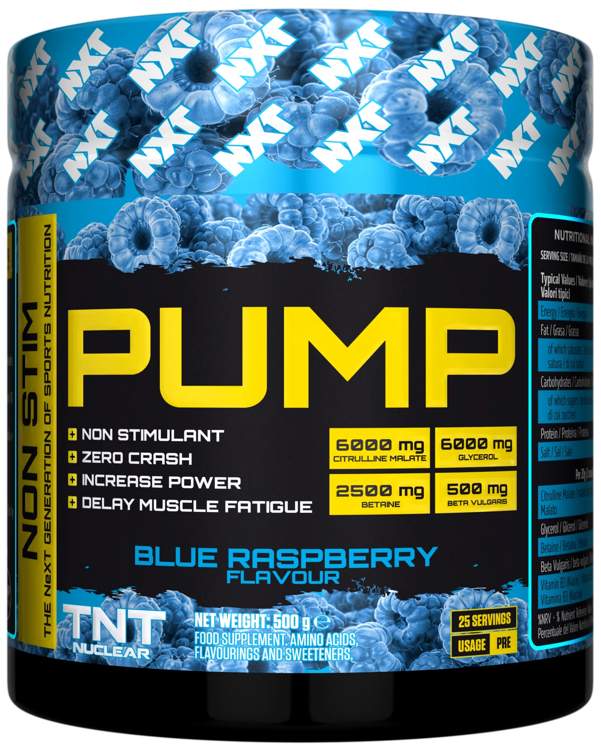 NXT Nutrition TNT Nuclear PUMP (Stim-Free) 500g