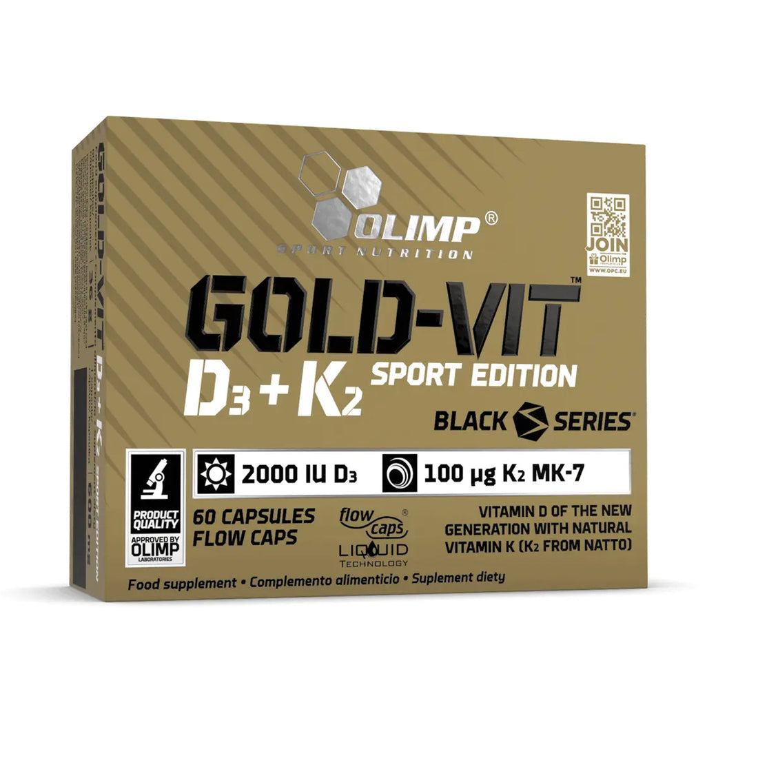 Olimp Sport Nutrition Gold Vit D3+K2 60 Caps