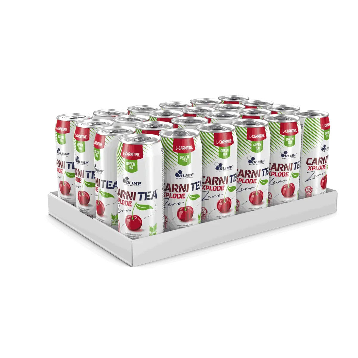 Olimp Sport Nutrition Carni-Tea Xplode Zero Drink 24x330ml Cherry
