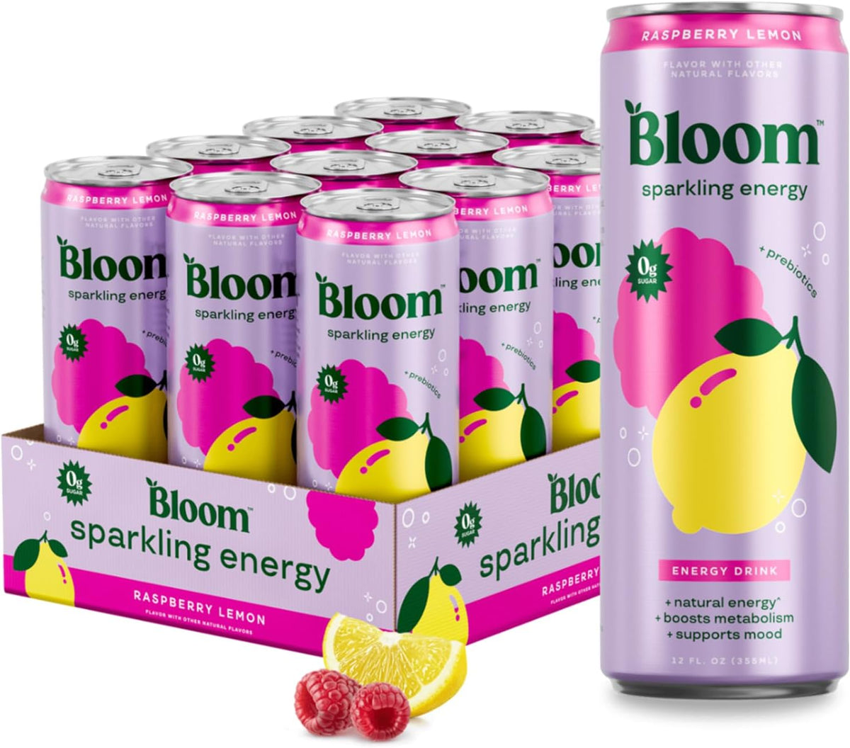 Bloom Sparkling Energy 12x250ml