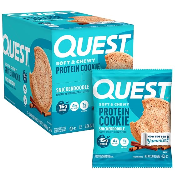 Quest Nutrition Protein Cookie 12x58g Snickerdoodle