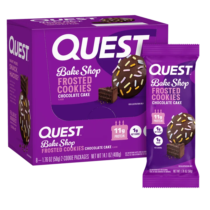 Quest Nutrition Bakeshop Frosted Cookie 8x25g