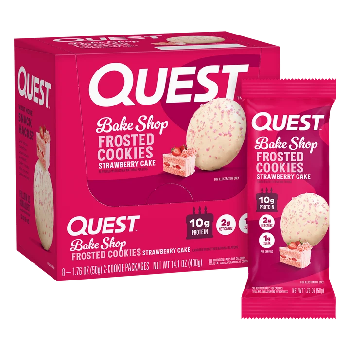 Quest Nutrition Bakeshop Frosted Cookie 8x25g