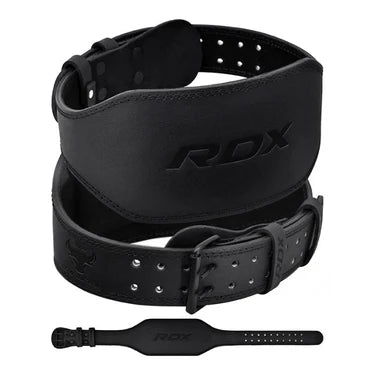 RDX Belt 6 Leather Full Black M Black"