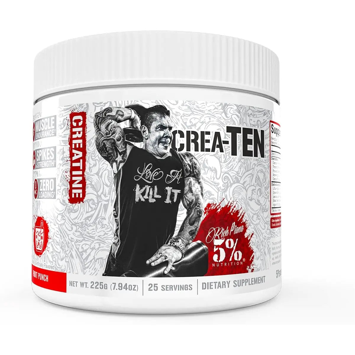 Rich Piana 5% Nutrition CREA-TEN Legendary Series 225g