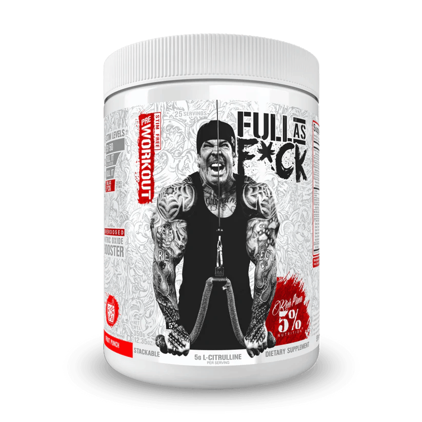 Rich Piana 5% Nutrition FULL AS F*CK Legendary Series 372g