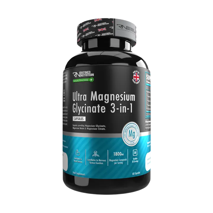 Refined Nutrition Ultra Magnesium Glycinate 3-in-1 90 Caps