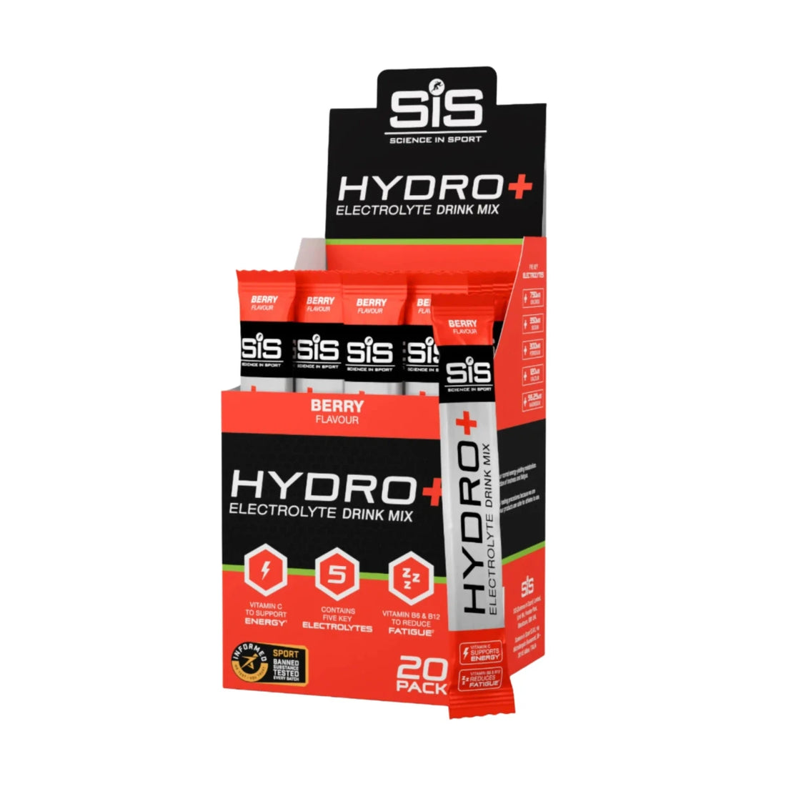 SIS (Science In Sport) Powder Hydro+ 20x4.5g