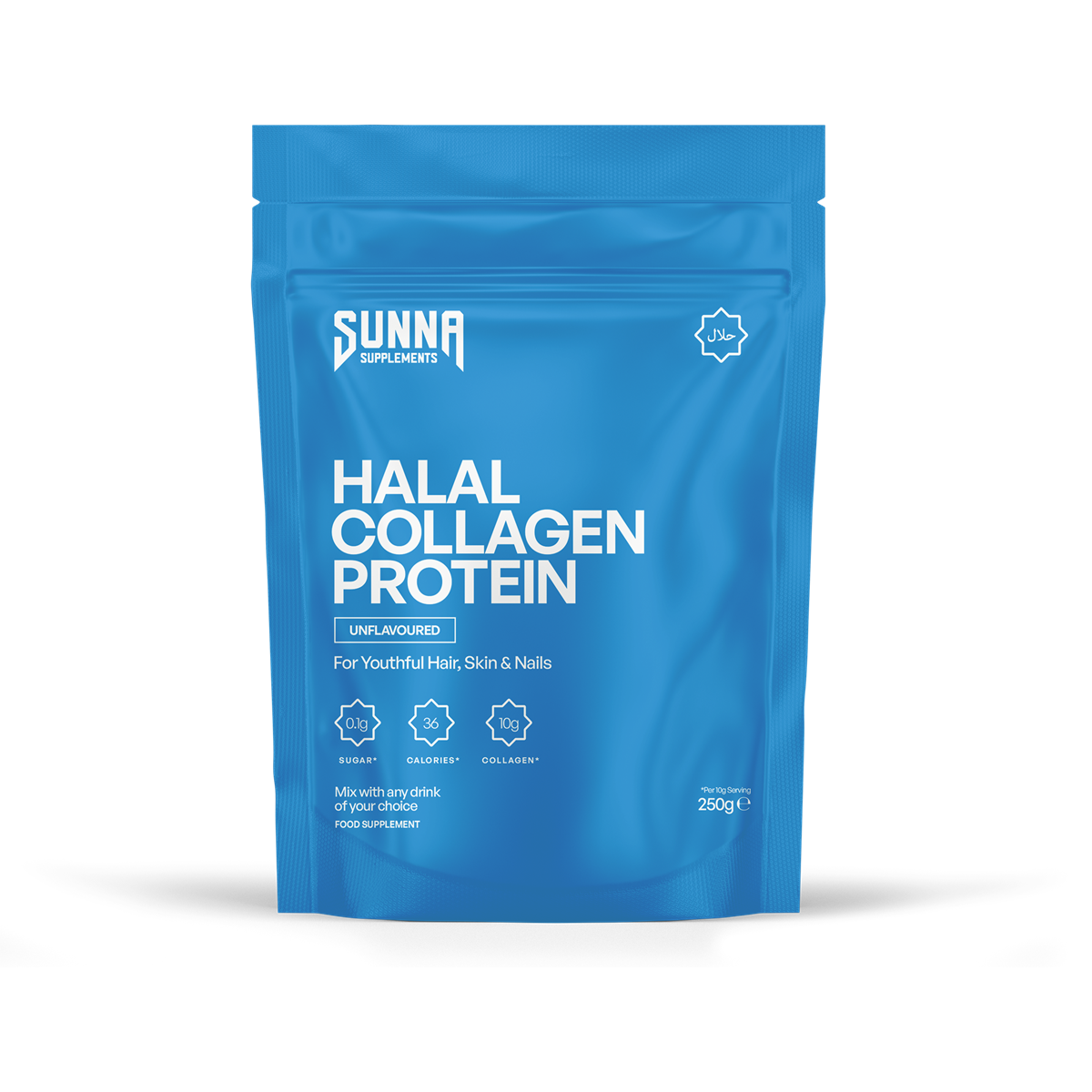 Sunna Supplements HALAL COLLAGEN PROTEIN 250g Unflavoured