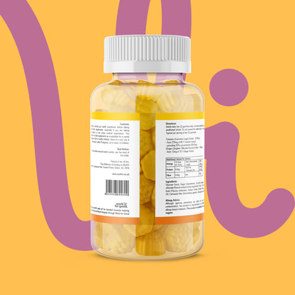 Turmeric &amp; Ginger Gummies - Orange Flavour