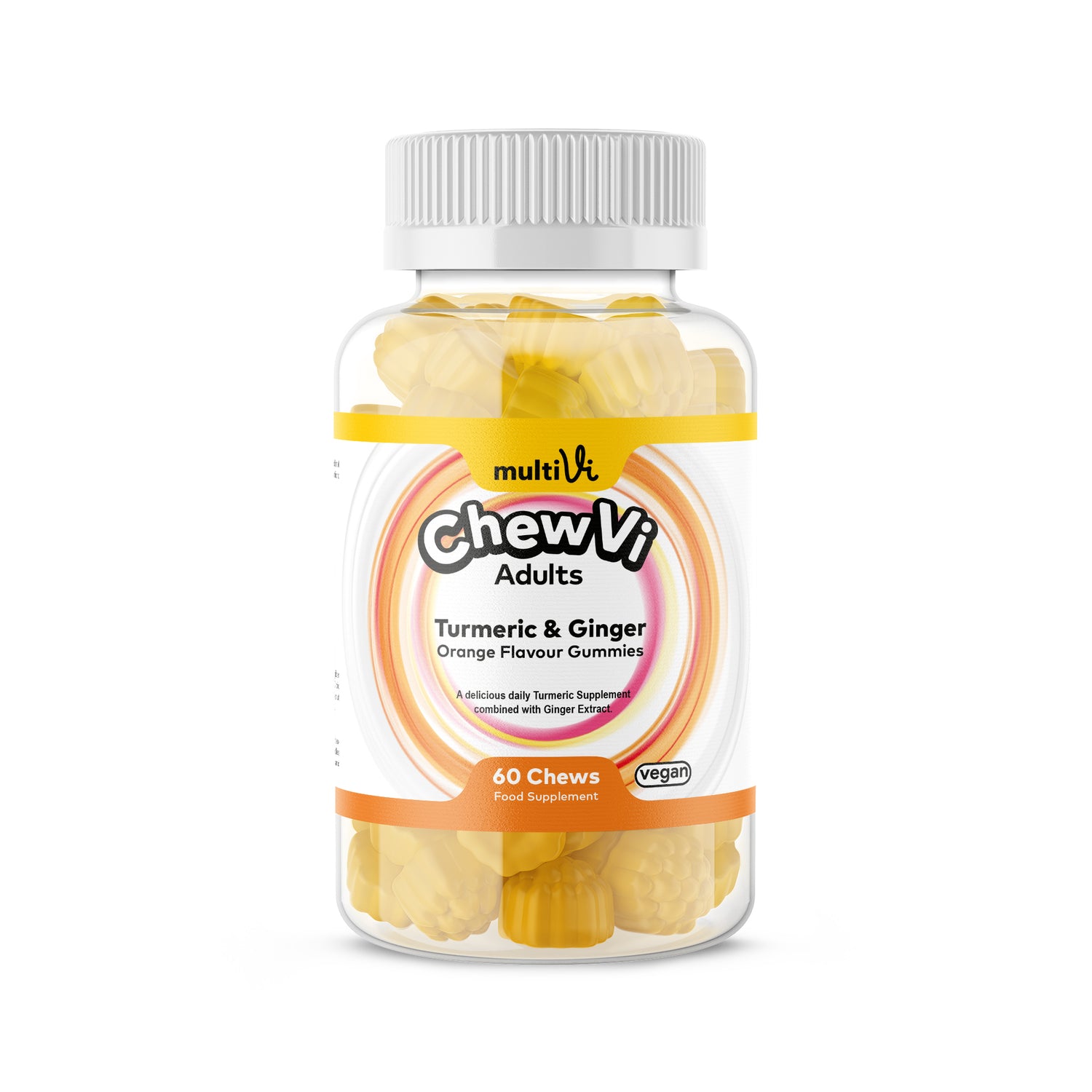 Turmeric &amp; Ginger Gummies - Orange Flavour