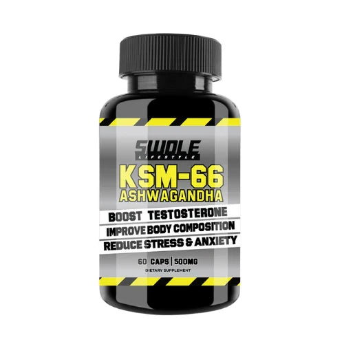 SWOLE Lifestyle Ashwagandha KSM-66 60Caps