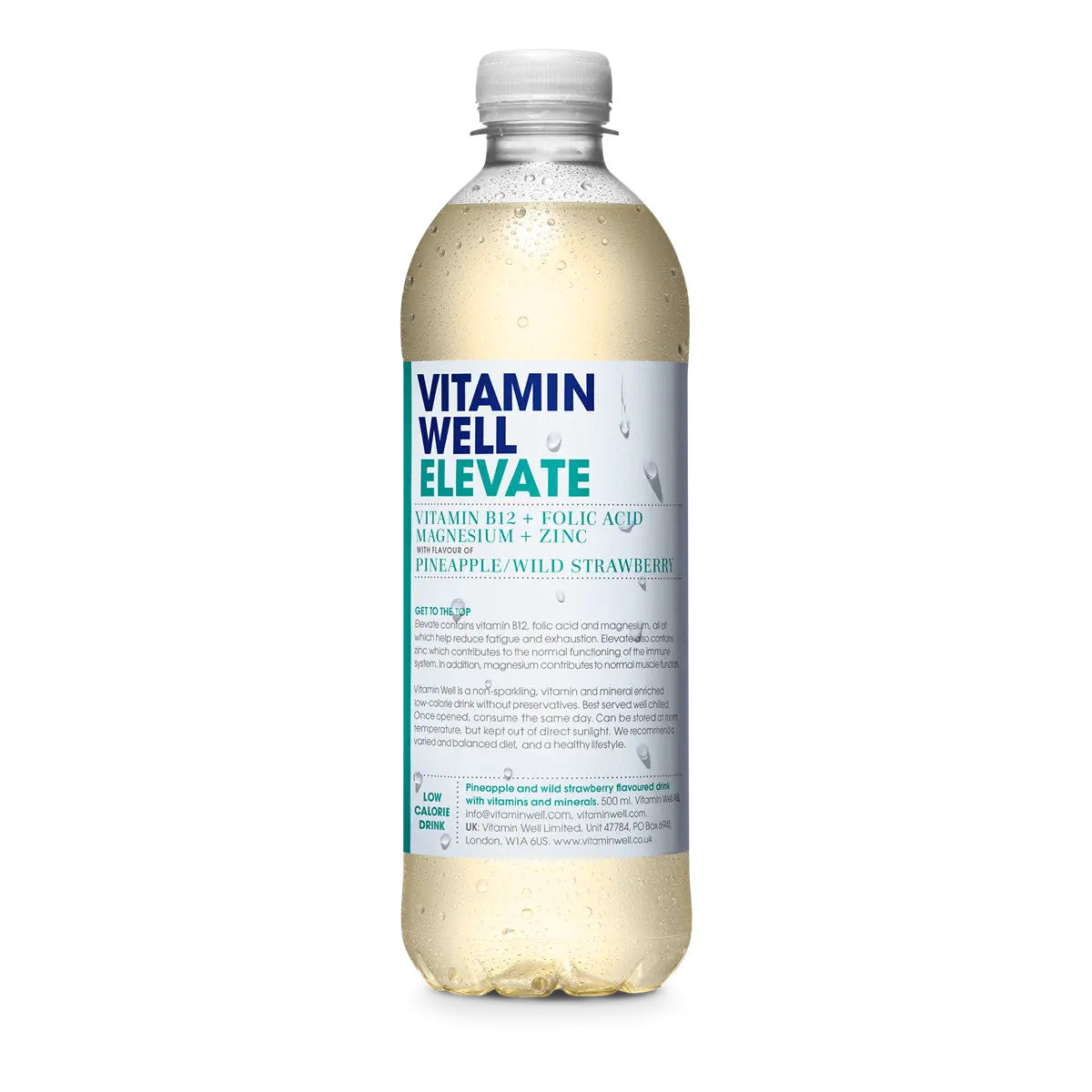 Vitamin Well Elevate 12x500ml Pineapple &amp; Wild Strawberry