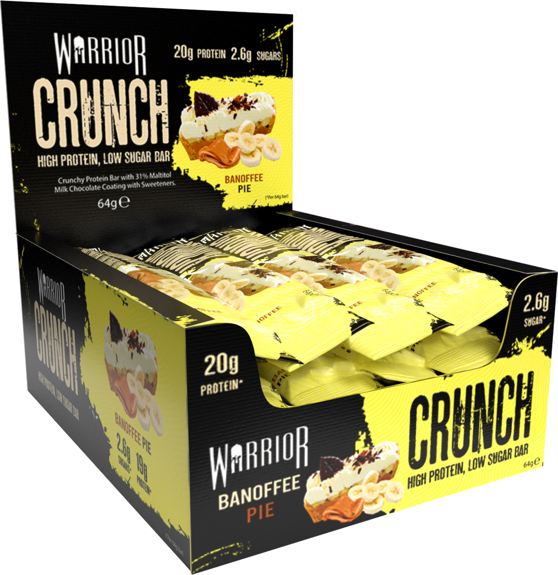 Warrior Crunch Bars 12x64g