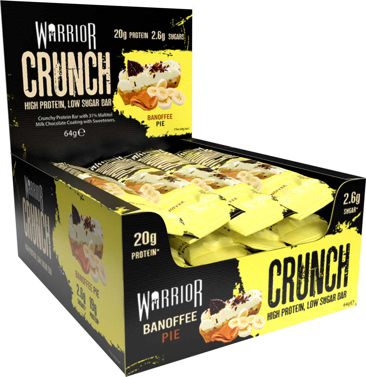 Warrior Crunch Bars 12x64g