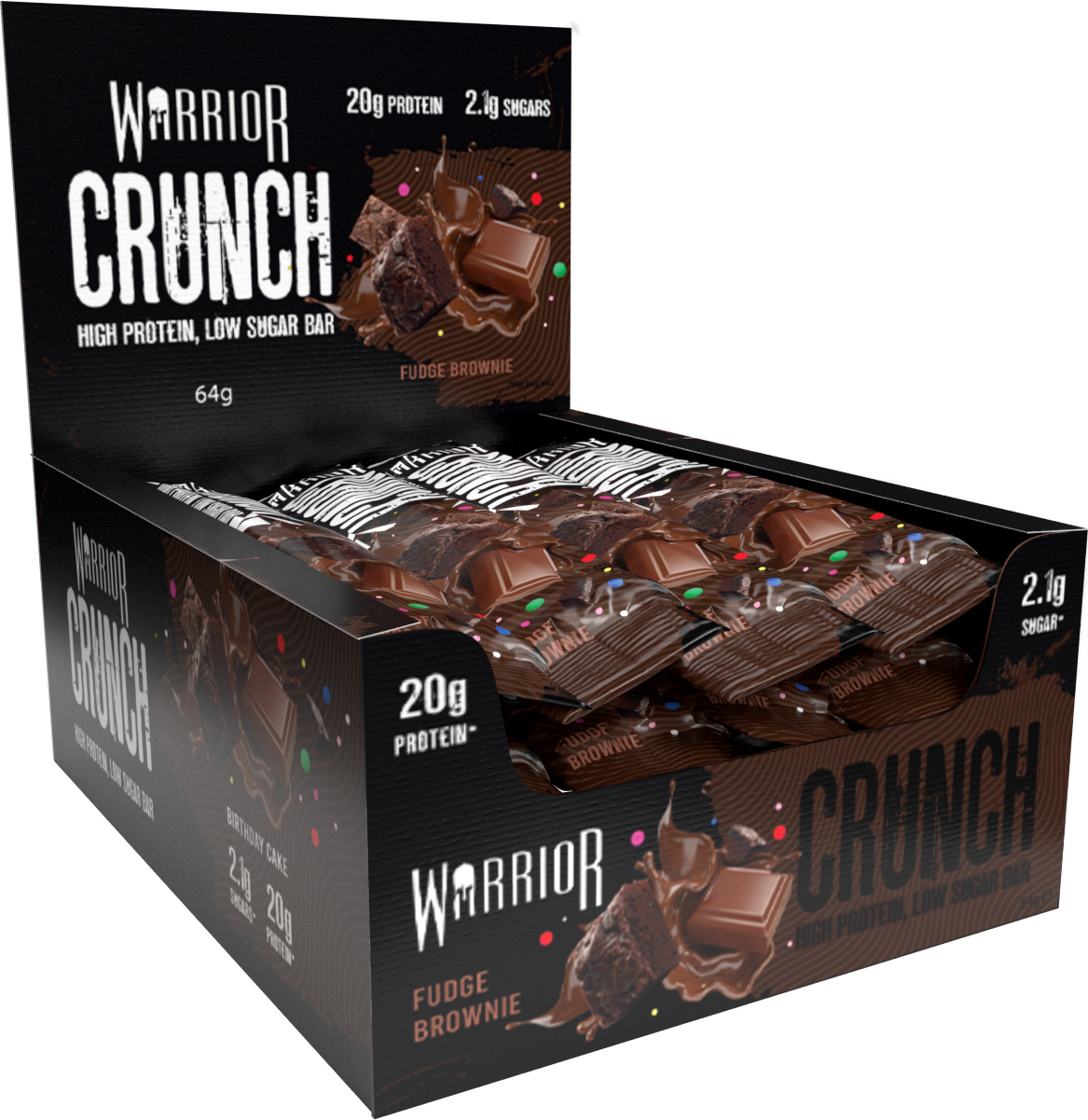 Warrior Crunch Bars 12x64g