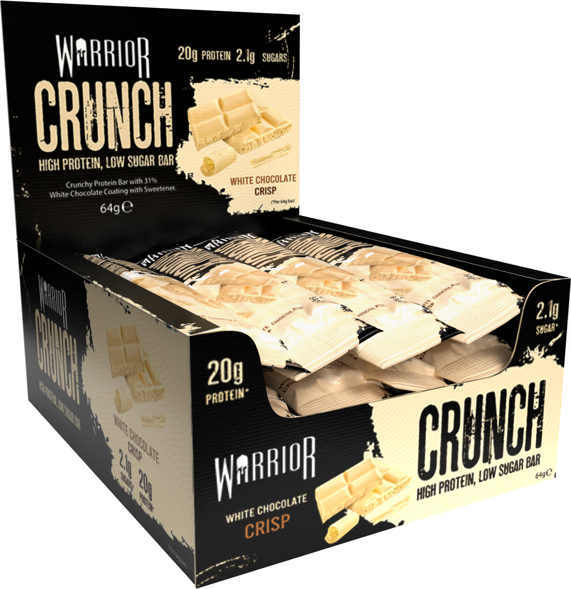Warrior Crunch Bars 12x64g