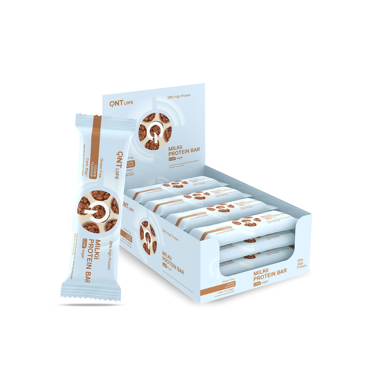 QNT Milkii Protein Bar 12x60g