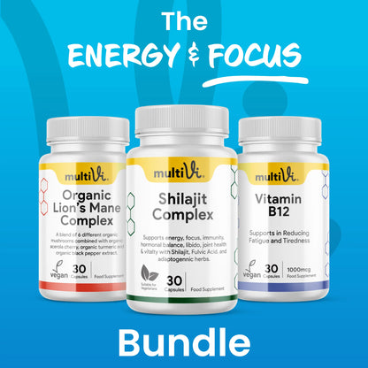 Energy and Focus supplement bundle containing &
