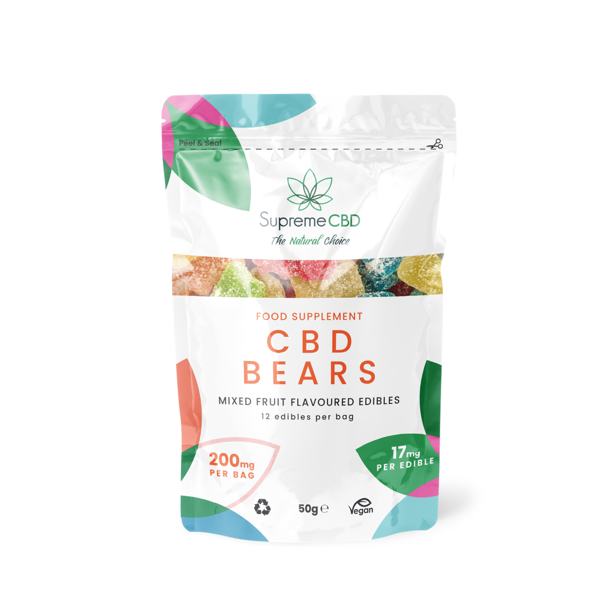 Supreme CBD CBD Gummies Grab Bag (200mg) 50g